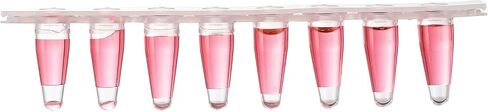 4E's USA Type B - PCR 8-Strip, 0.1mL, Unattached Optical Flat Caps, Transparent, 125 Strips/Bag in Saudi Arabia