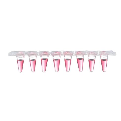 4E's USA Type A - PCR 8-Strip, 0.1mL, Unattached Optical Flat Caps, Transparent, 125 Strips/Bag, 10 Bags in Saudi Arabia