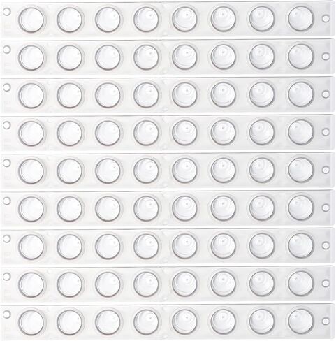4E's USA Type B - PCR 8-Strip, 0.2mL, Unattached Optical Flat Caps, White, 125 Strips/Bag, 10 Bags in Saudi Arabia