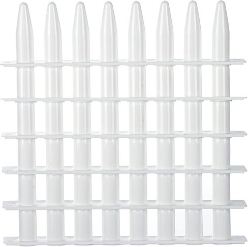 4E's USA Type B - PCR 8-Strip, 0.2mL, Unattached Optical Flat Caps, White, 125 Strips/Bag, 10 Bags in Saudi Arabia