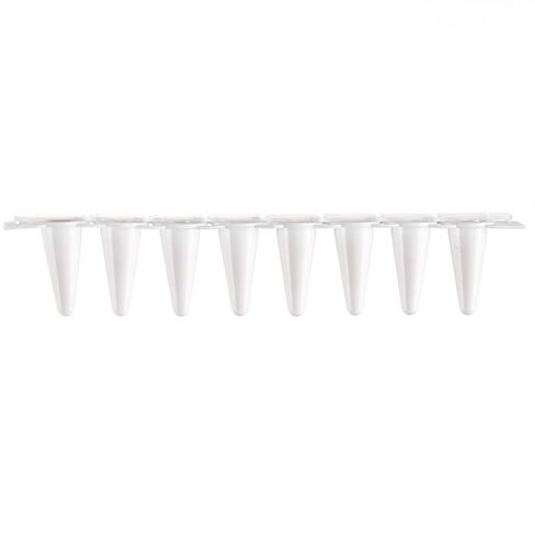 4E's USA Type A - PCR 8-Strip, 0.1mL, Unattached Optical Flat Caps, White, 125 Strips/Bag, 10 Bags in Saudi Arabia