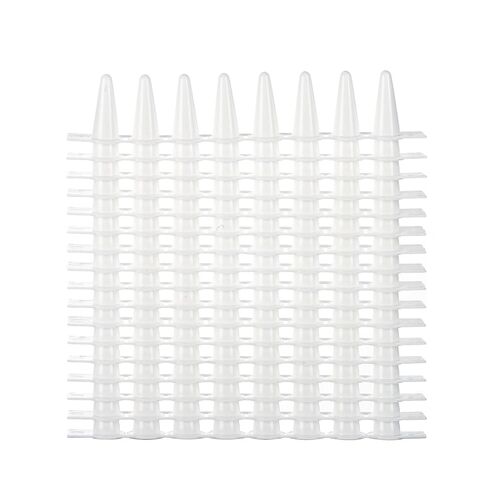 4E's USA Type A - PCR 8-Strip, 0.1mL, Unattached Optical Flat Caps, White, 125 Strips/Bag, 10 Bags in Saudi Arabia