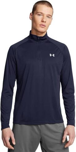 Under Armour Men's Velocity 2.0 1/4 Zip, (036) Steel Light Heather/Pitch Gray Light Heather/Pitch Gray, Large in Saudi Arabia
