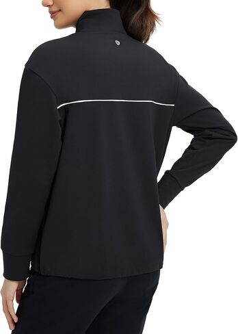 Baleaf Fleece Golf Golf Pullover Resistant Half zip led stack stack thermal termal deather with Winter Cold Weather in Saudi Arabia