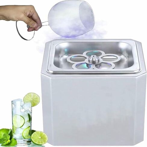 Wzglod Glass Chiller Froster ، مع ضوء LED ، مبرد مشروب فوري للكوكتيل ، البيرة ، المشروبات المختلطة ، النبيذ ، البار ، مطعم ، مطبخ in Saudi Arabia