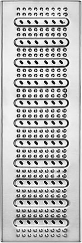 Stainless Steel Channel Drain Grate Cover, Outdoor Metal Drainage Grates, Trench Drain Grates for Fence Line,Yard,Sewer,Sidewalk,Commercial Floor(Silver-201,58x30x2.5cm) in Kuwait