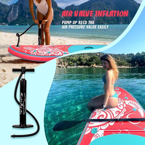 FEATH-R-LITE Inflatable Ultra-Light 10'×30''/10'6''×33'' Stand Up Paddle Board for All Skill Levels with Premium SUP Paddleboard Accessories,Non-Slip Comfort Deck for Youth & Adults in Saudi Arabia