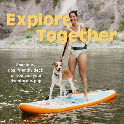 Retrospec Weekender Inflatable Stand Up Paddle Board Includes Paddle, Pump, and Accessories 10’6" Lightweight iSUP, Puncture Resistant Inflatable Paddle Board for Adults in Saudi Arabia