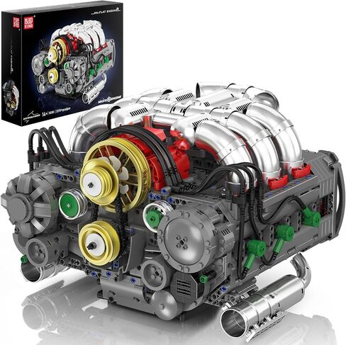 Mould King V8 Model Engine Kit for Adults, V8 Engine Building Sets, Mini Engine Toys Scale with Motor, STEM Project Building Kits, DIY Collectible Blocks for Boys (1169 Pieces) 10203 in Kuwait