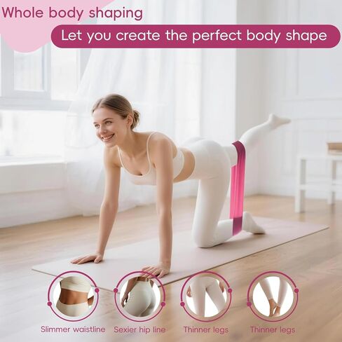KABCON Pilates Ring Essentials Set for Women with 9.8" Exercise Ball,Elastic Bands, Yoga Socks, Carrying Bag, 13-Pcs Home Workout Set in Saudi Arabia