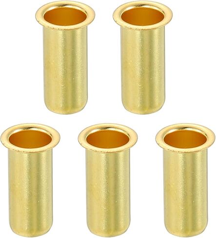 uxcell 10Pcs Fit for 3mm(1/8") Tube ID Brass Compression Fitting, Insert Tube Support Compression Sleeve Fitting, Sleeve Ferrules for Water Oil Air Pipe in Saudi Arabia