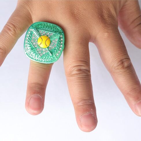 12 pack tournament softball player ring awards finger size 9 in Saudi Arabia