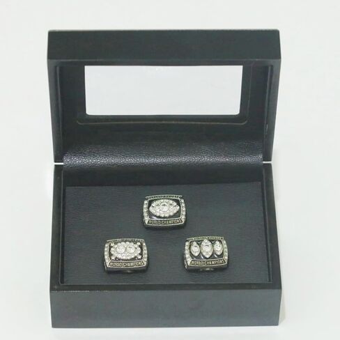 TREASURE FOOTBALL CHAMPIONSHIP RING 1976 1980 1983 RaiderTM & LUXURY LEGEND VICTORIOUS RARE SPORTS FAN GIFT SERIES - WITH SANDALWOOD BOX HOLIDAY SHOW COLLECT in Saudi Arabia