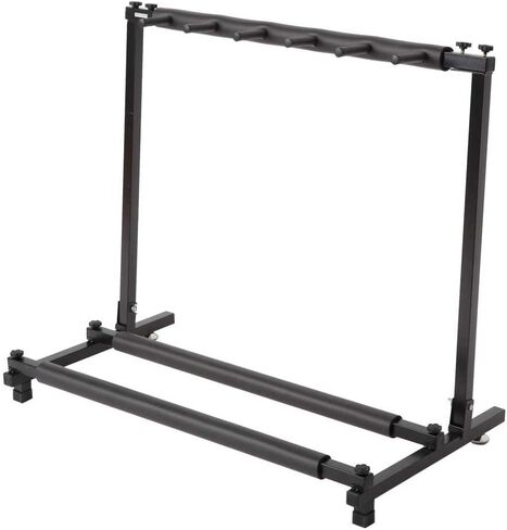 Ktaxon 3/5/7/9 Multiple Guitars Stand Display Stand Guitar & Ukulele & Bass & Banjo Holder for Band, Studio, Home (Square-5 Holder) in Saudi Arabia