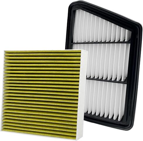 2PCS Cabin Engine Air Filter Kit Fits for CR V CRV CR-V 1.5L 2023-2024, Civic 1.5L 2022-2024, Accord 1.5L 2023-24, Integra 1.5L 2023-24, Replacement for CF11182, 80292-TF0-G01, 17220-64A-A00 in Saudi Arabia
