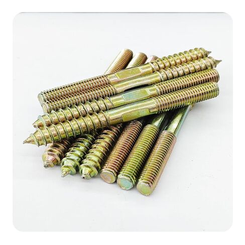 20Pcs M4x25mm Hanger Bolts, Double Ended Thread Dowel Screws, Self-Tapping Screws for Secure Wood Joints in Saudi Arabia
