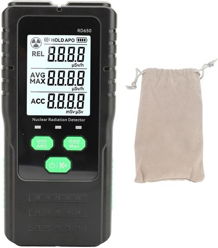 Nuclear Radiation Dosimeter 2.4 Inch LCD Display Dual Alarm Indication Radiation Monitor Meter in Saudi Arabia