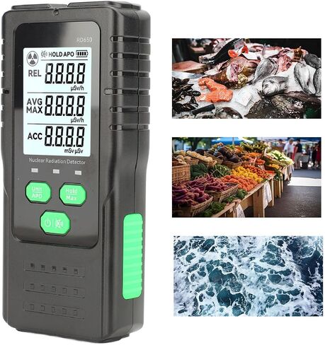 Nuclear Radiation Dosimeter 2.4 Inch LCD Display Dual Alarm Indication Radiation Monitor Meter in Saudi Arabia
