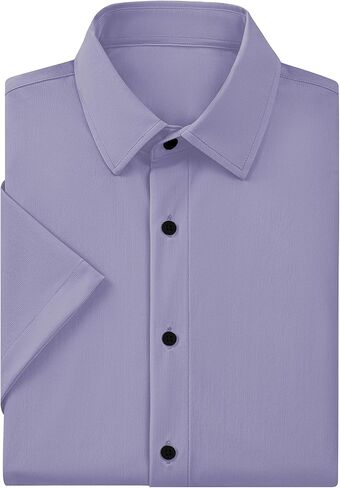 Jmierr Men Muscle Fit Dress Dress Tirts Summer Disual Button Down Short Shirt High Strend in Saudi Arabia