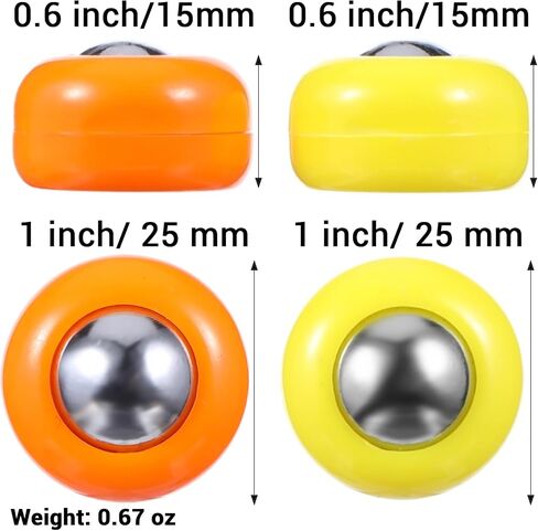 48 Pieces Mini Shuffleboard Replacement Pucks, Shuffle Board Rollers Set Desktop Free Sliding Beads Tabletop Curling Game Accessories Equipment for Indoor Home Leisure Sport in Saudi Arabia