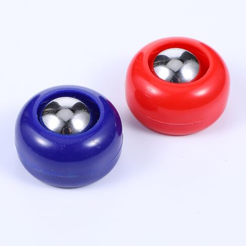 48 Pieces Mini Shuffleboard Replacement Pucks, Shuffle Board Rollers Set Desktop Free Sliding Beads Tabletop Curling Game Accessories Equipment for Indoor Home Leisure Sport in Saudi Arabia