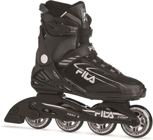 FILA Legacy Comp Inline Fitness Skates for Men and Women- Air Flow Technology, Lightweight Composite Frame, 80mm Wheels, ABEC-5 Bearings in Saudi Arabia