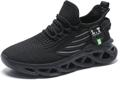 Men Running Shoes Slip On Walking Tennis Gym Sneakers Outdoor Trail Trainers Athletic Jogging Sneaker Road Fashion Workout Breathable Shoes in Kuwait