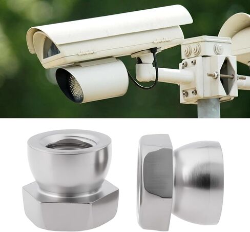 10PCS Stainless Steel Nut M8 Break Off Shear Anti Theft Twist Security for Outdoor Equipment Street Lights Surveillance Cameras in Saudi Arabia