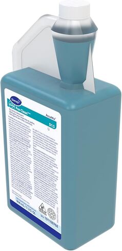 Diversey 101109768 SUMA Pan-Clean D1.5 General Purpose Pot & Pan Detergent, Highly Concentrated Dish Washing Soap with Fresh Floral Scent, AccuMix, 32-Ounce in Kuwait