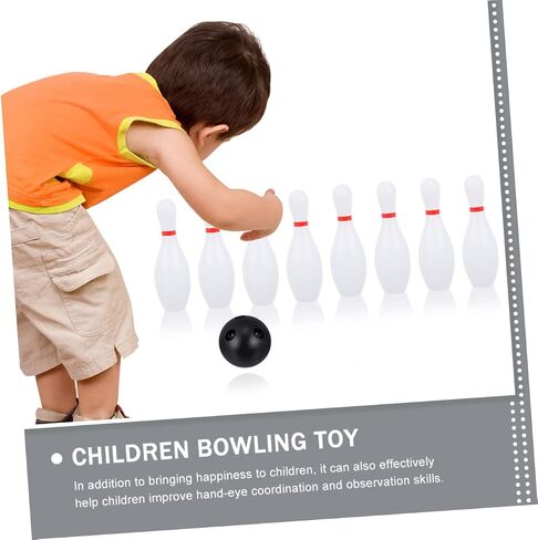 POPETPOP 2Sets Bowling Set of Bowling Pins and Balls for Play Safe Material Fun Sports Learning in Saudi Arabia