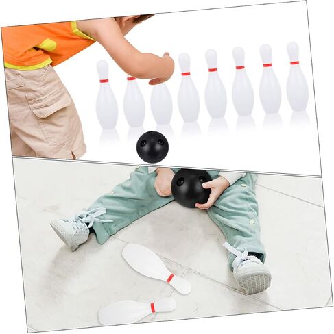 POPETPOP 2Sets Bowling Set of Bowling Pins and Balls for Play Safe Material Fun Sports Learning in Saudi Arabia