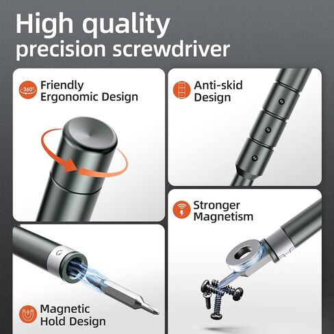 JOREST 50 in 1 Precision Screwdriver Set with Security Torx, Magnetic Mini Repair kit for Macbook, Laptop, PS4, PS5, iphone, Nintendo Switch, Glasses, Watch, Toy, Stocking Stuffers Gifts for Men in Kuwait