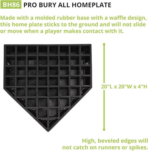 Champion Sports Pro Bury All Homeplate With Waffle Bottom in Saudi Arabia