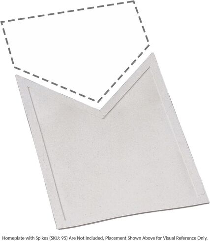 Champion Sports Baseball Home Plate Extension - Home Plate Not Included in Saudi Arabia