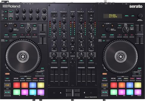 Roland DJ-707M Multi-Channel ، حزمة تحكم Serato DJ ذات 4 طبع in Kuwait