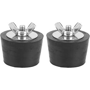 2PCS 1.5in Rubber Pool Winterizing Plugs | Freeze Protection for Skimmers/Returns | Sturdy Rubber Expansion Plugs | Weatherproof in Saudi Arabia