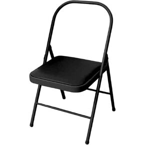 كرسي اليوغا ، بيلاتيس يساعد صالة الألعاب الرياضية في المنزل ، للاستوديو الداخلي والخارجي (أسود) in Kuwait