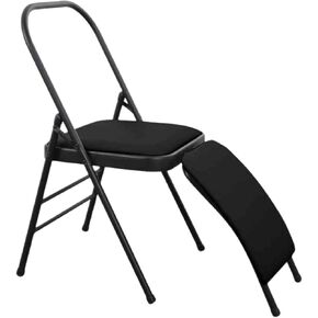 كرسي اليوغا ، كرسي بيلاتيس قابل للطي ، يسهل حمله وتخزينه ، مع دعم الخصر الجمال لايت لايف ، لاستوديوهات اليوغا الخارجية الداخلية (COLOR1) in Kuwait