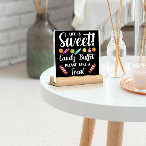 Sunshine gifts Inspirational Sun Sunshine Acrylic Sign Desk Decor, Pop Smiles Rustic Farmhouse Wooden Block Sign Decorations for Home Office Girls Dorm Room Nursery Playroom Wall Tabletop Shelf Decor in Saudi Arabia