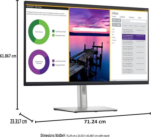 Dell P3223QE - LED-Skaerm 31.5"" IPS 8ms in Kuwait