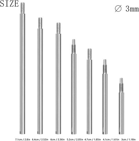 Asixxsix Bassoon Repair Accessories, 1 Set Bassoon Repair Parts with 30 Threaded Rods 27 Screws 8 Small Screws 5 Grooved Blocks, for Wind Instrument Repair Tool in Saudi Arabia