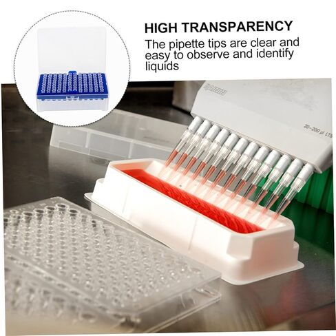 LIFKOME 96pcs Lab Filter Pipette Tips Boys and Girls Liquid Droppers Pipettes Pipetter Tips for School Experiments DIY Science in Kuwait