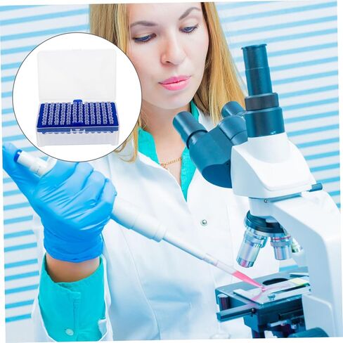 LIFKOME 96pcs Lab Filter Pipette Tips Boys and Girls Liquid Droppers Pipettes Pipetter Tips for School Experiments DIY Science in Kuwait