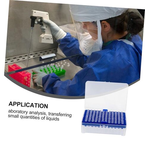 LIFKOME 96pcs Lab Filter Pipette Tips Boys and Girls Liquid Droppers Pipettes Pipetter Tips for School Experiments DIY Science in Kuwait