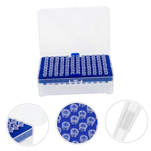 LIFKOME 96pcs Lab Filter Pipette Tips Boys and Girls Liquid Droppers Pipettes Pipetter Tips for School Experiments DIY Science in Kuwait