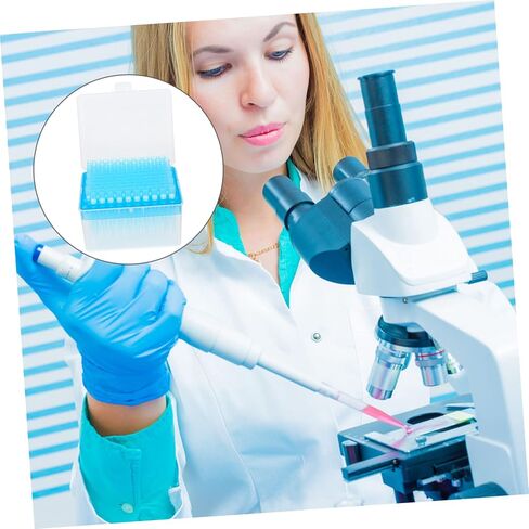 unoymor 100pcs نصائح تصفية قابلة للتصفية قابلة للتصرف مطول 1 مل/10µL/200µL نصائح ماصة بلاستيكية للتجارب العلمية لوازم معالجة السائل القياسية in Saudi Arabia