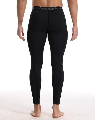 Roadbox 1 أو 2 pack pant pants الرجال ، يديرون طماق تمرين مع جيوب ، جيم السلة لباس ضيق للطبقة القاعدة in Saudi Arabia