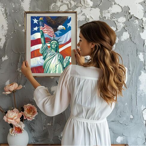 مجموعات اللوحات الماس Ghkud Flowers للكبار ، DIY 5D Book Diamond Painting ، Full Drill Diamond Art Rather Pictures Picture Perfect for Groure و Home Wall Decor in Kuwait