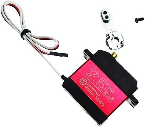 Servo High Torque Metal Gear Standard Digital Servo 25KG/0.13S 6.8V for 1/8 1/10 RC Cars(Control Angle 180) in Kuwait