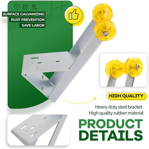 Winch Stand Compatible with Universal Boat Parts W/Roller Fit for 2" and 3" Winch Posts Galvanized Steel Rubber in Saudi Arabia